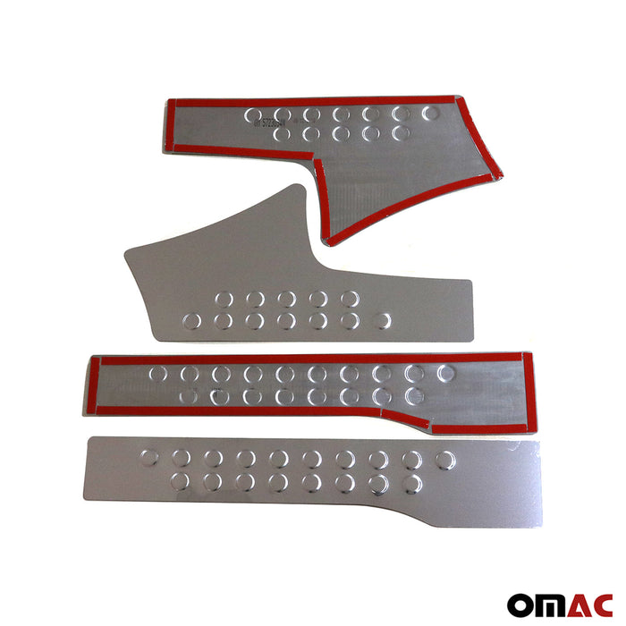 Door Sill Scuff Plate Scratch Protector for Citroen Berlingo 2008-2019 Steel 4x