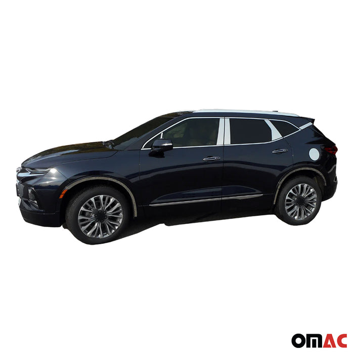 OMAC Stainless Steel Rear Bumper Trim 1Pc Fits 2019-2023 Chevrolet Blazer