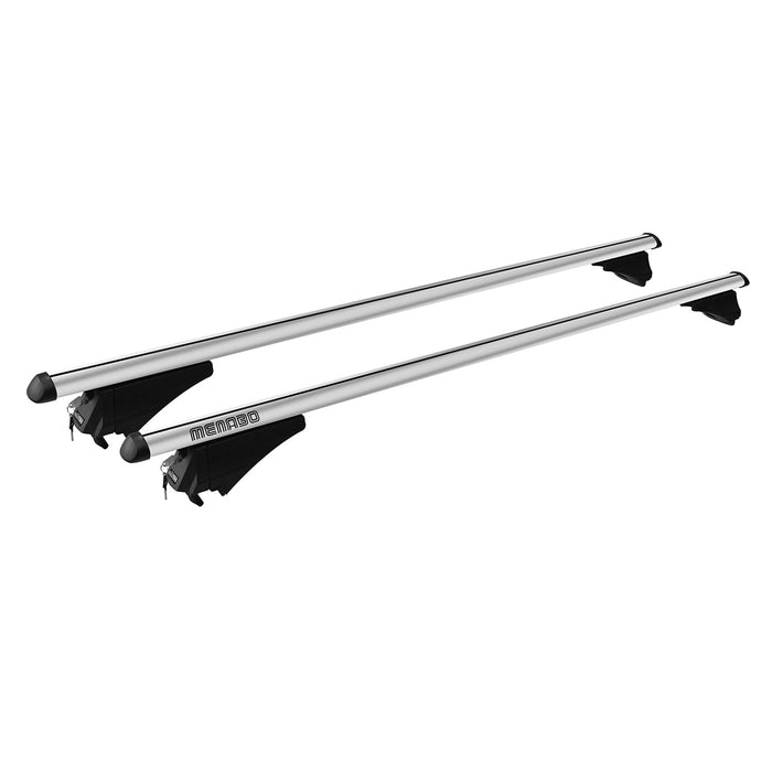 Top Roof Racks Cross Bars fits Peugeot 2008 2020-2024 Grey Aluminium Carrier