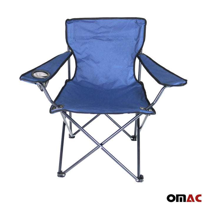 New Folding Camping Chair Beach Seat Outdoor with Cup Holder