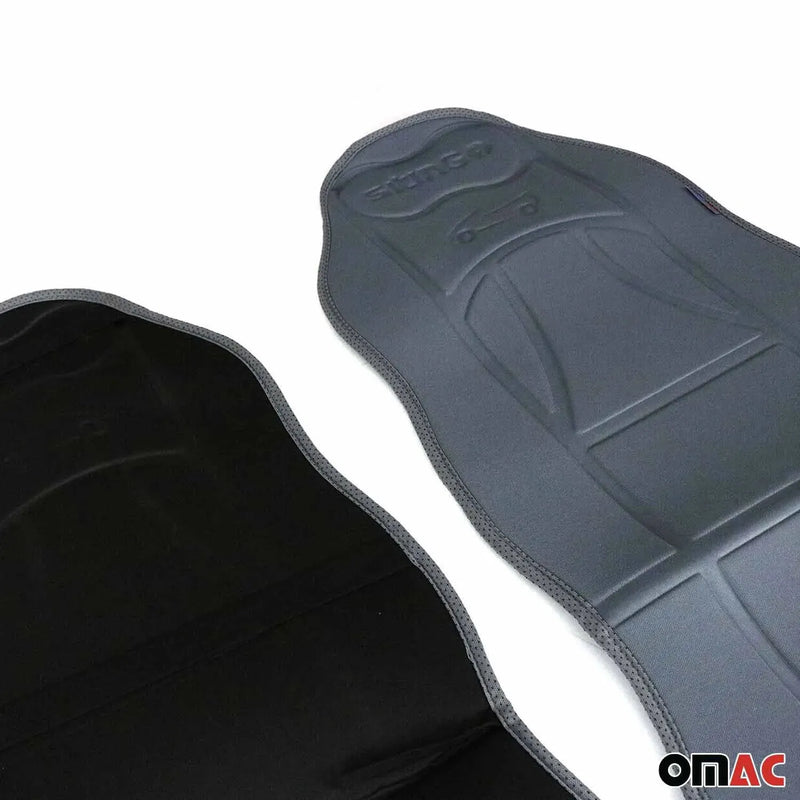 Hummer Car Seat Protector Cushion Cover Mat Pad Gray Gray 2 Pcs