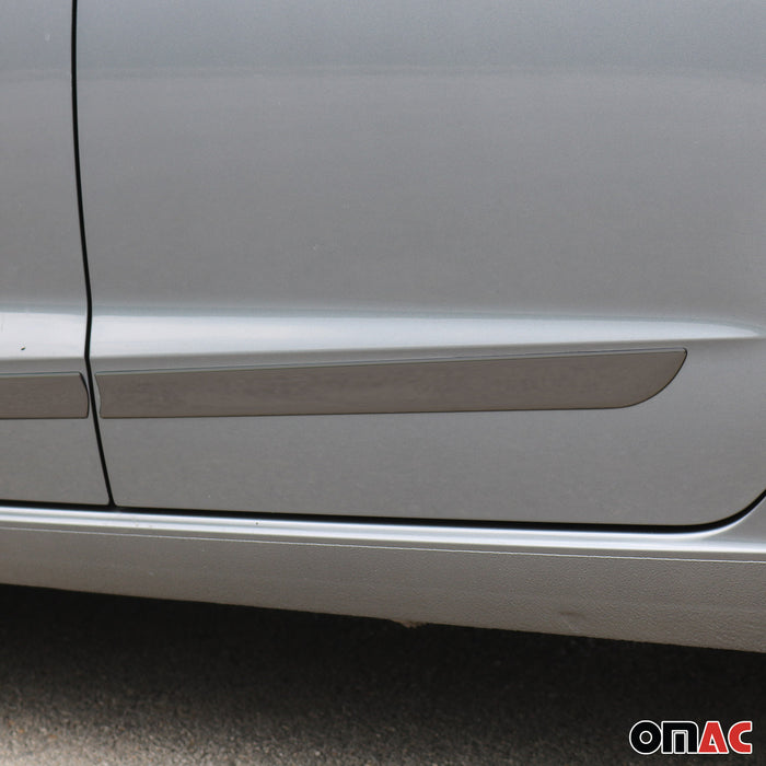Side Door Trim For Mercedes-Benz Streamer Body Molding Dark Chrome S.Steel 4pcs