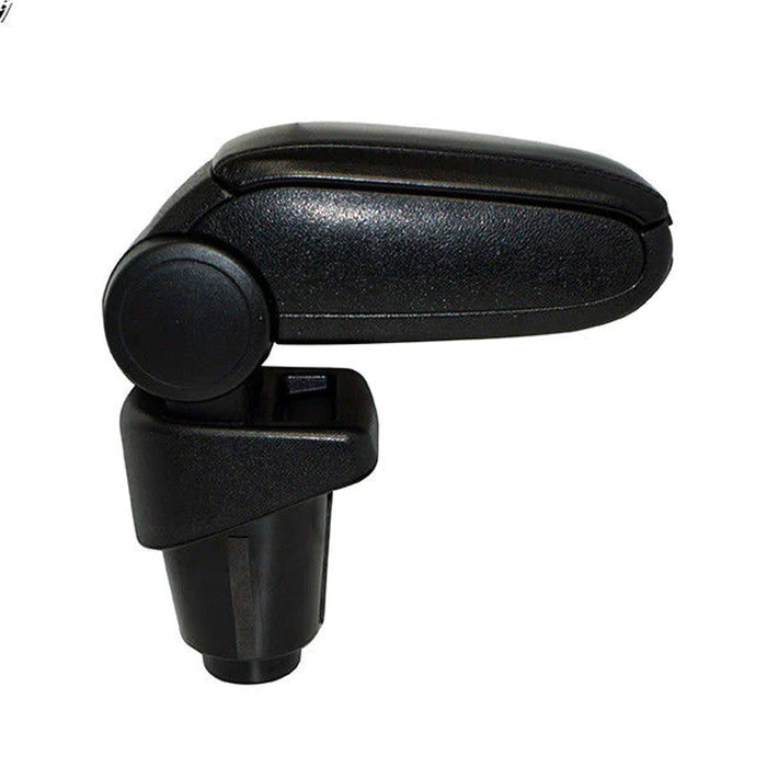 Black Center Console Armrest for Fiat 500L 2014-2020 Plastic PU Leather 1Pc