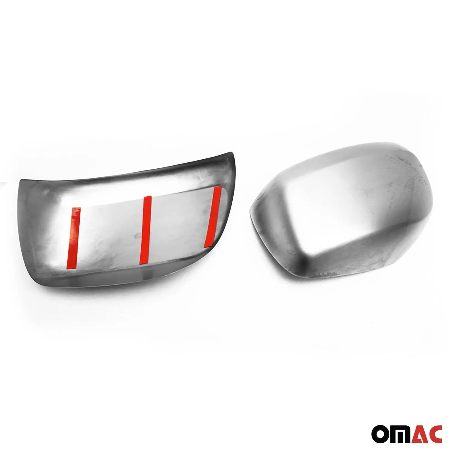 2008-2015 Lexus LX 570 Side Mirror Cover Caps Brushed Stainless Steel Silver 2 Pcs