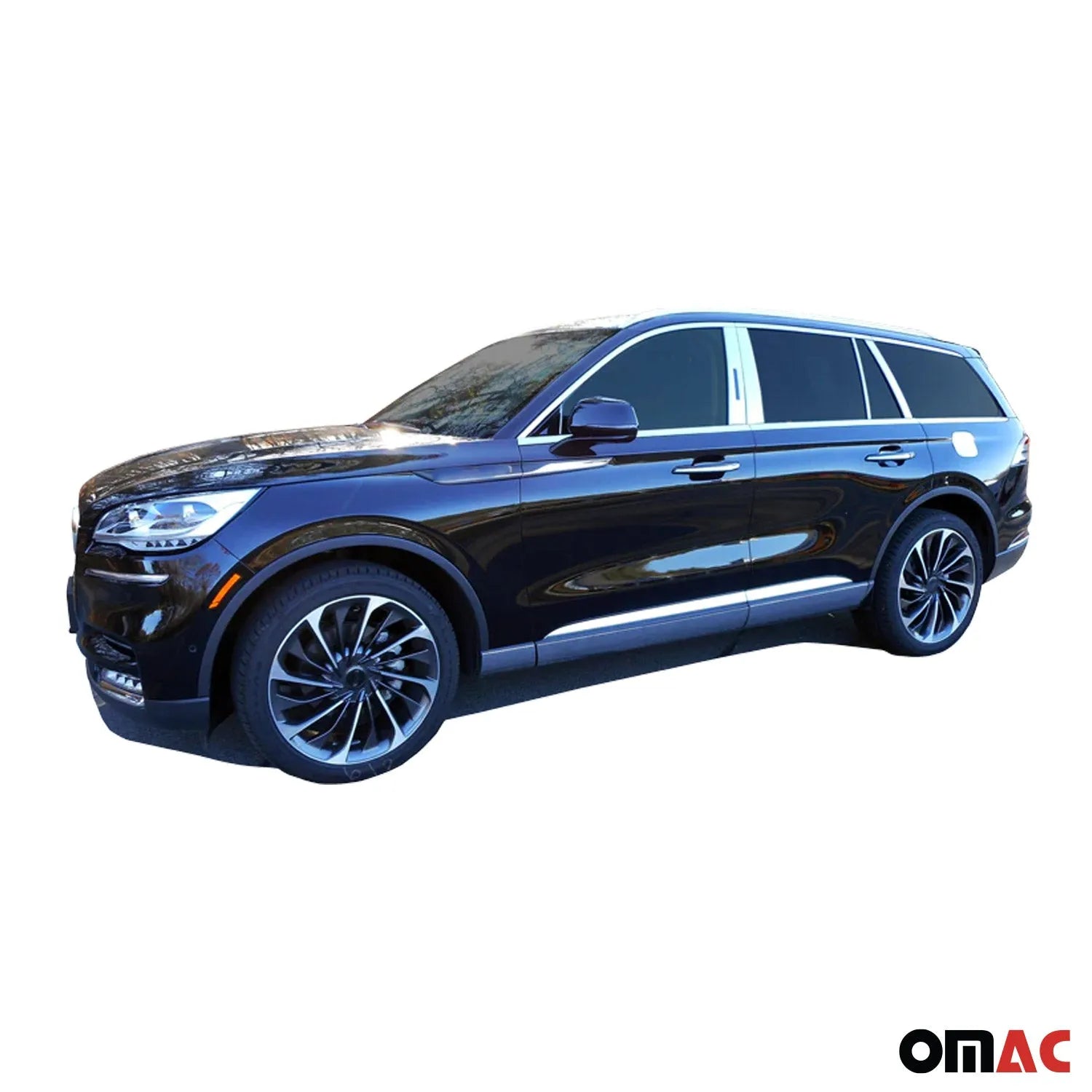 2020-2025 Lincoln Aviator Rear Bumper Accent 1Pc Stainless Steel Silver