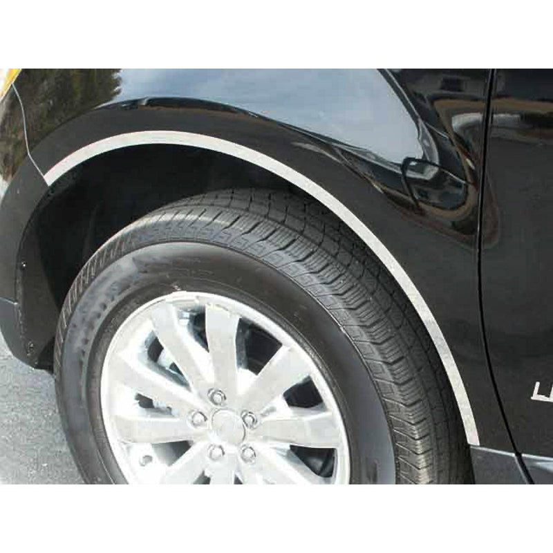 2007-2014 Ford Edge Stainless Steel Wheel Well Trim 4 Pcs