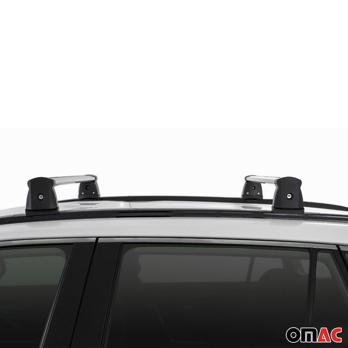 Roof Racks Cross Bars Luggage Carrier for Toyota RAV4 2019-2024 Gray 2Pcs