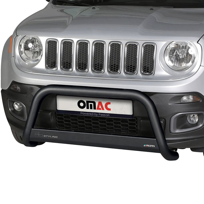 Bull Bar Push Front Bumper Grille for Jeep Renegade 2015-2018 Black 1 Pc