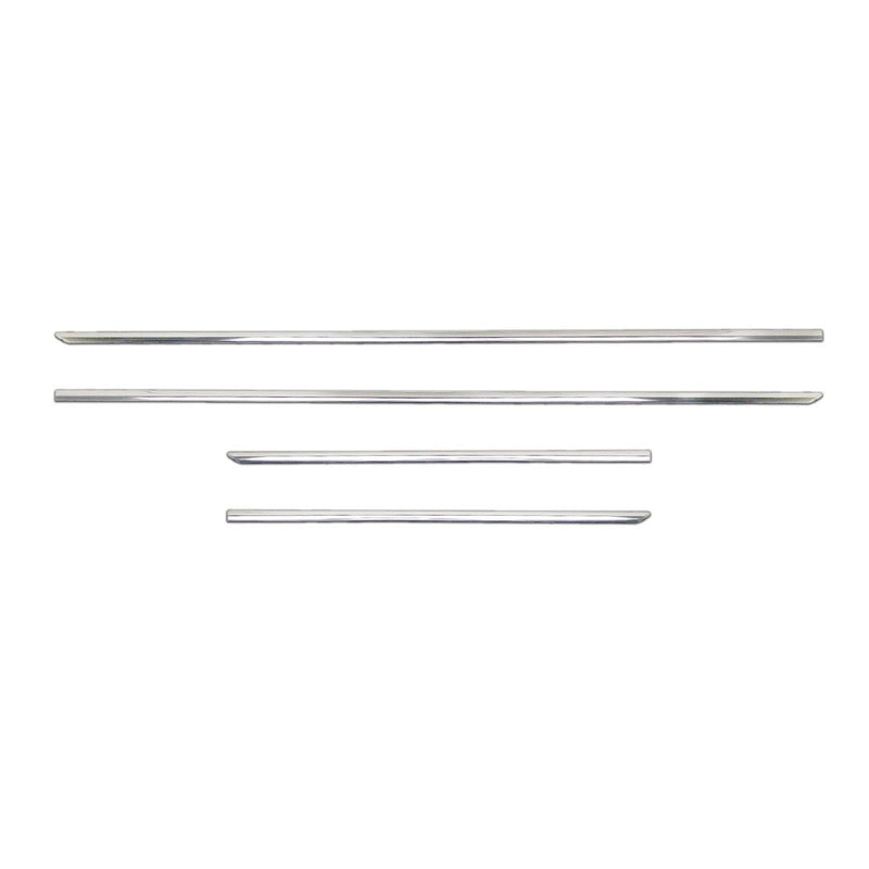 2014-2018 Subaru Forester Side Door Molding Trim Steel Silver 4x