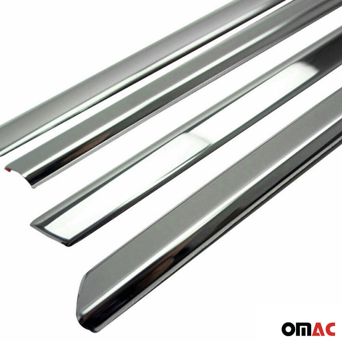 Window Molding Trim Streamer for Dodge Neon 2016-2020 Stainless Steel Silver 4x