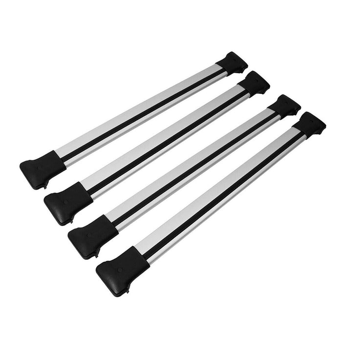 Roof Rack Cross Bars Luggage Carrier Silver Set for Mercedes Vito W639 2010-2013