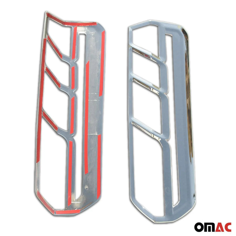 2015-2020 Ford Transit 250 Rear Brake Stop Light Frame Trim Silver 2 Pcs