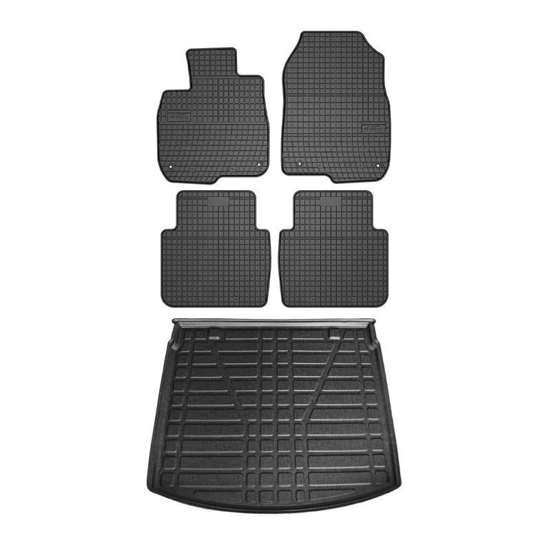 2017-2022 Honda CR-V Floor Mats & Cargo Liner Full Set All Weather Black