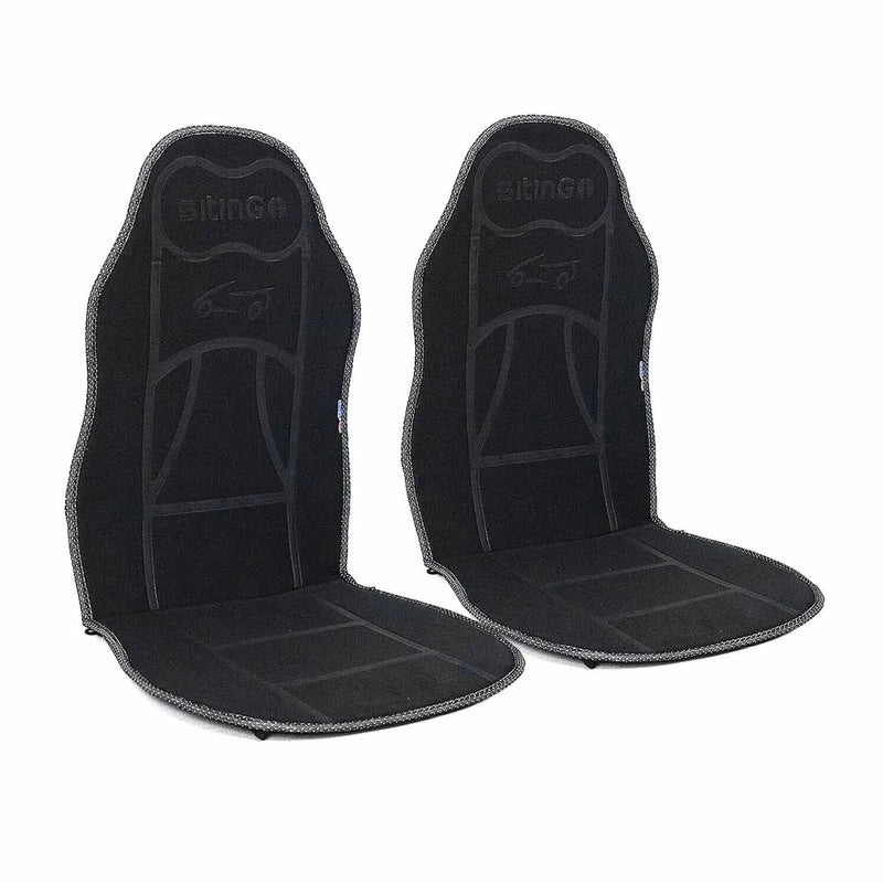 Smart Car Seat Protector Cushion Cover Mat Pad Black Black 2 Pcs