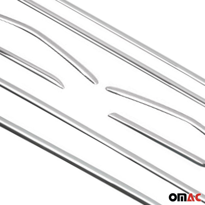 Window Molding Trim Streamer for Ford Focus Hatchback 2012-2018 Steel Silver 8x - OMAC USA