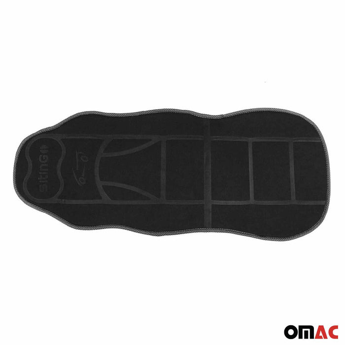 Car Seat Protector Cushion Cover Mat Pad Black for Hummer Black 2 Pcs