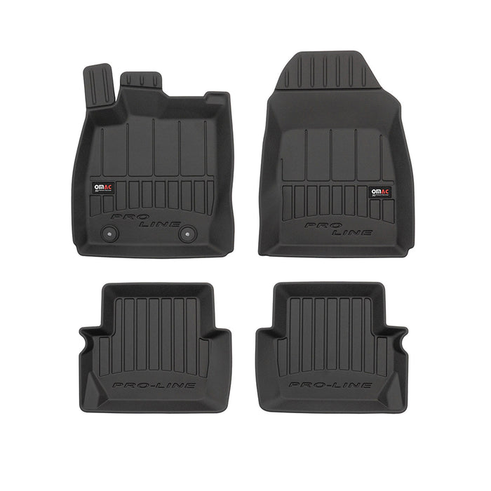OMAC Premium Floor Mats for Ford Fiesta 2011-2019 All-Weather Heavy Duty 4x