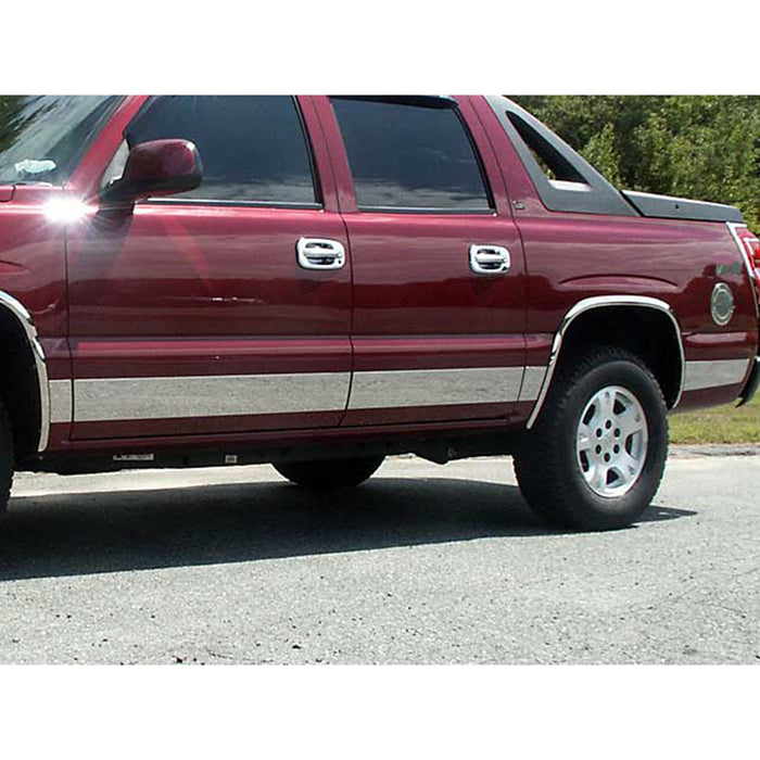 Stainless Rocker Panel Trim 10Pc Fits 2000-2006 Chevrolet Suburban