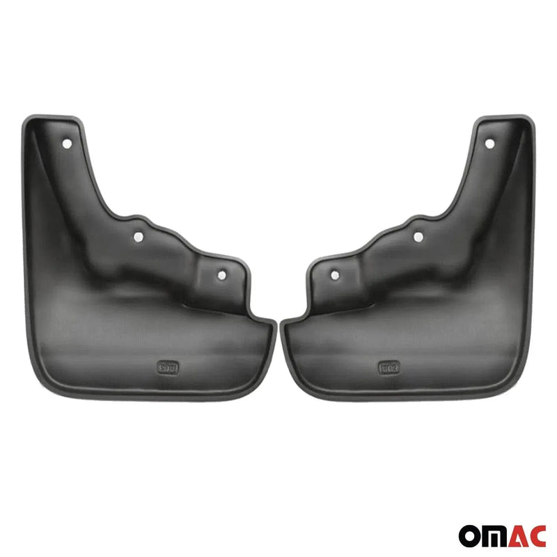 Mud Guards Splash Mud Flaps for Mazda 3 Hatchback 2010-2013 Black 2 Pcs - OMAC USA