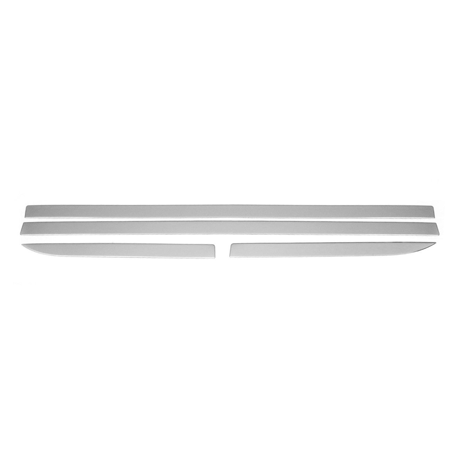 2016-2026 Volvo XC90 Side Door Molding Trim Skirt Garnish Stainless Steel Silver 4 Pcs