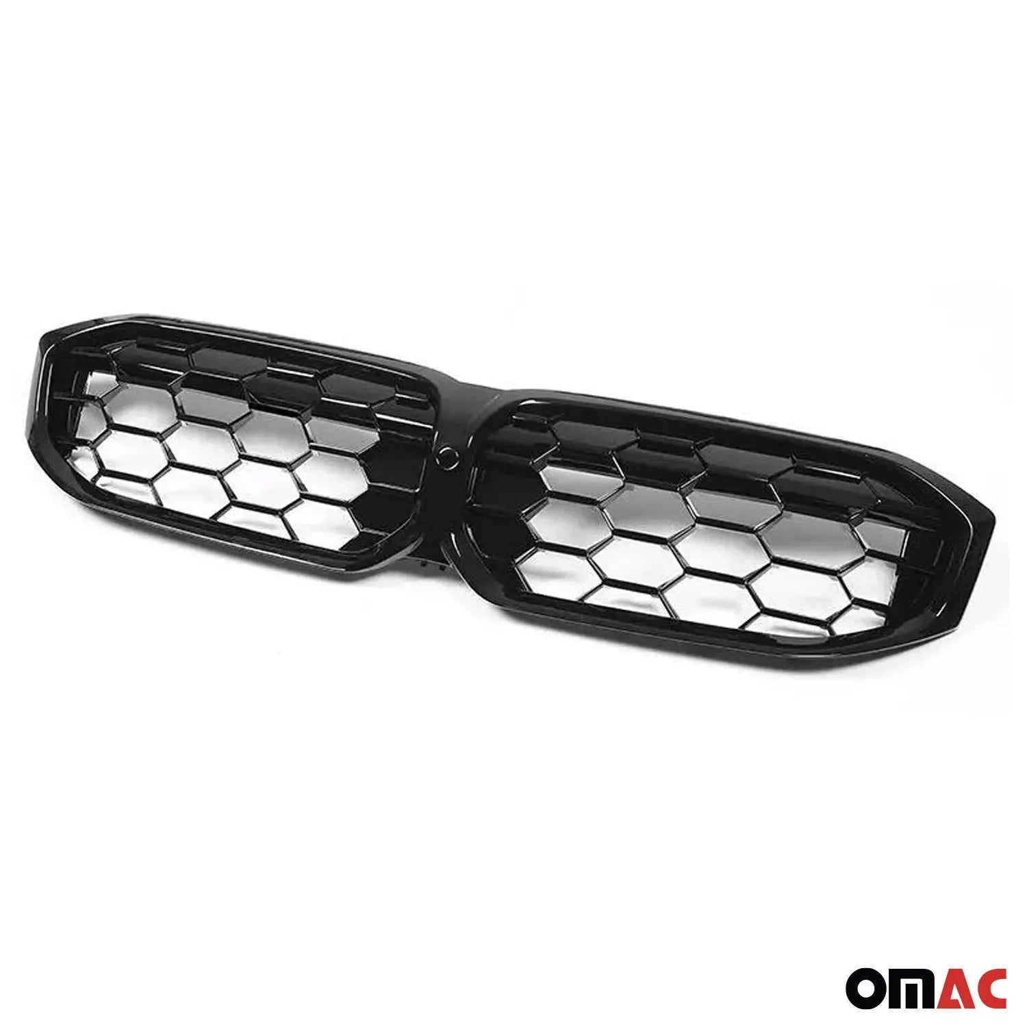 2019-2022 BMW 3 Series G20 Sedan Front Kidney Grille Glossy Black Meteor Diamond