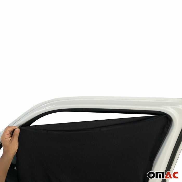 Magnetic Window Curtains UV Protection for VW Eurovan 1992-2003 Black 3 Pcs