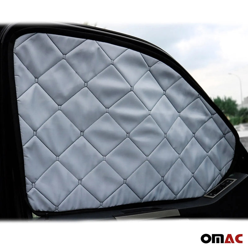 1993-2003 VW Eurovan Thermal Windshield Sun Shade Magnetic Black 3Pcs