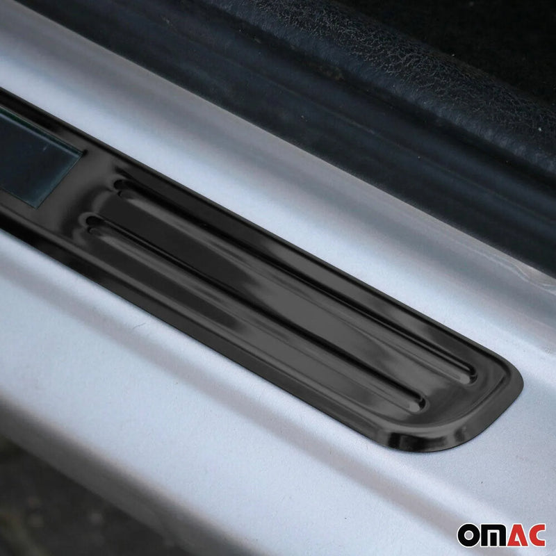 Toyota Door Sill Scuff Plate Illuminated Exclusive Steel Dark 4 Pcs