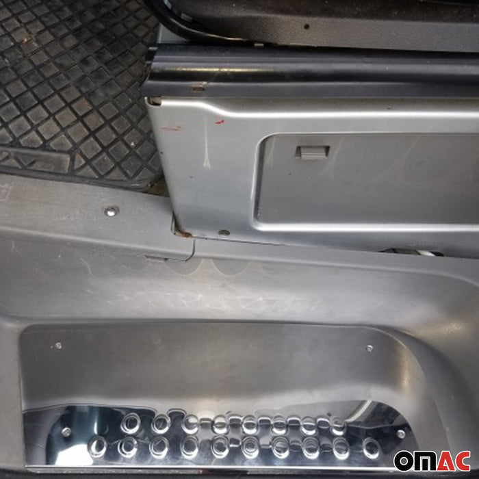 Door Sill Scuff Plate Scratch for Mercedes Sprinter W906 2006-2018 Steel 3 Pcs