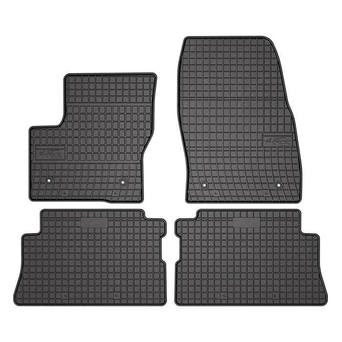 OMAC Floor Mats Liner for Ford Escape 2013-2019 Black Rubber All-Weather 4 Pcs