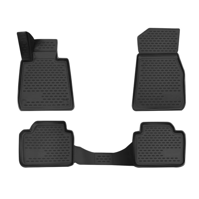 OMAC Floor Mats Liner for BMW 4 Series F36 Gran Coupe 2014-2020 TPE Black 4x