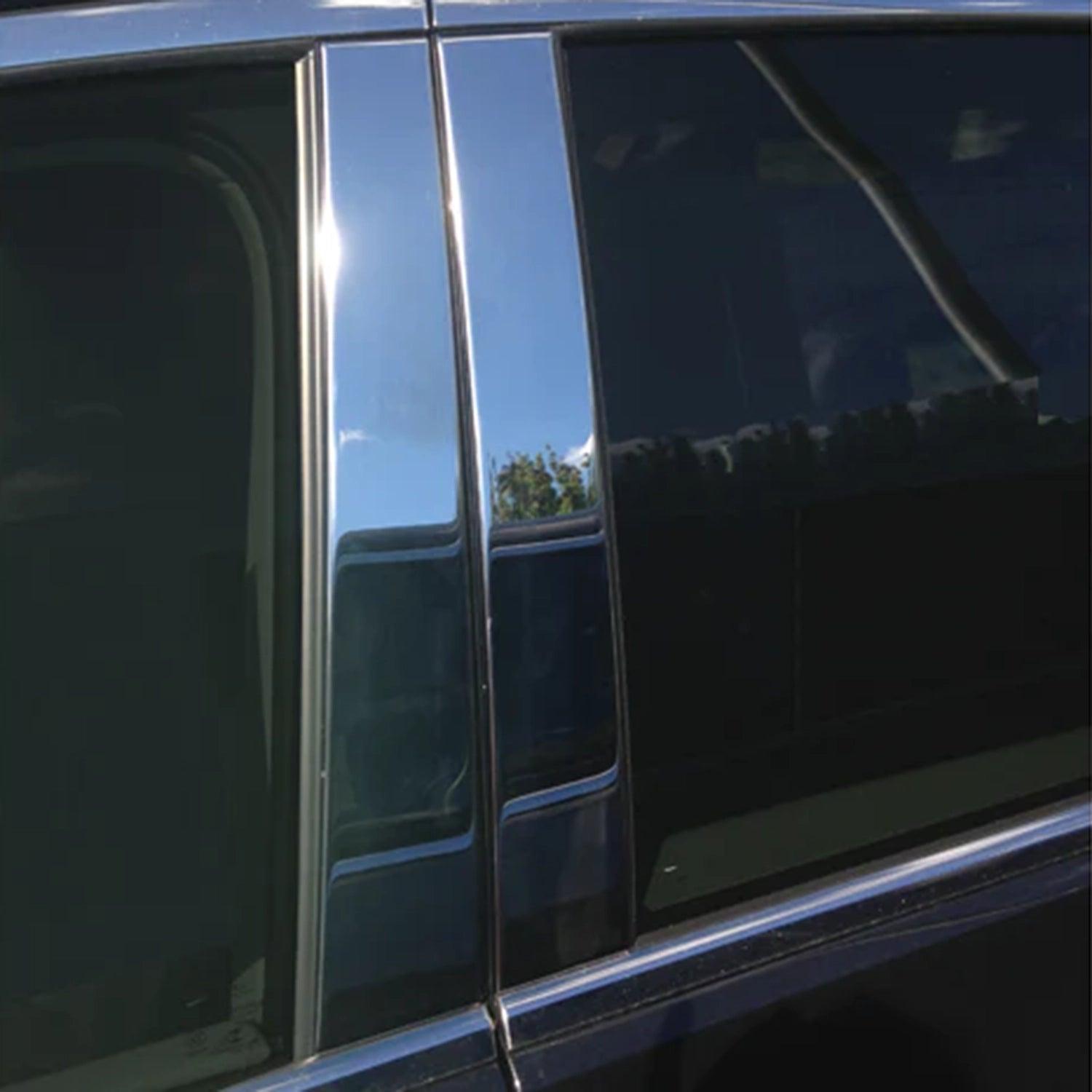 2017-2025 Chrysler Pacifica Stainless Steel Pillar Trim 4 Pcs