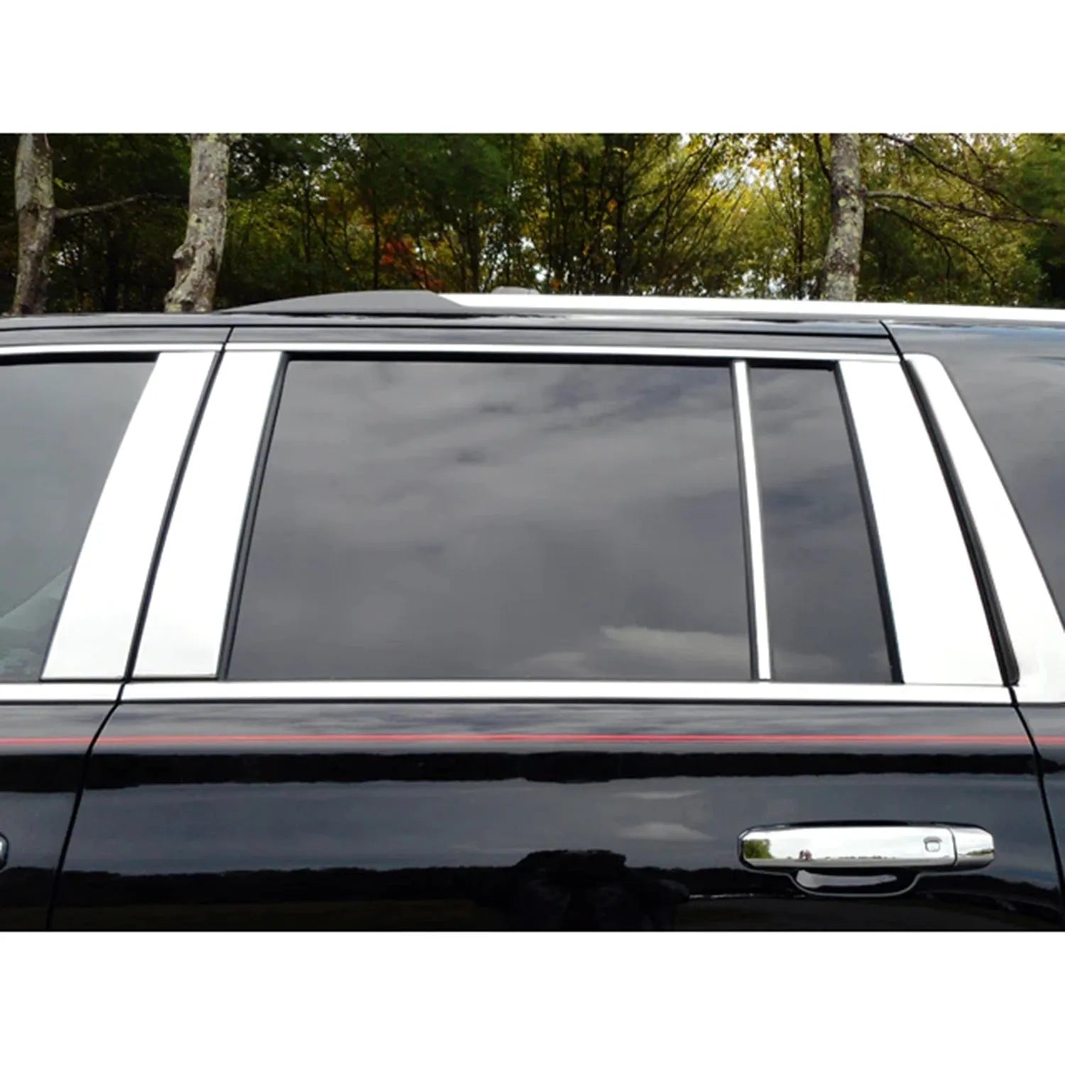 2015-2020 Cadillac Escalade Stainless Steel Pillar Trim 8Pc