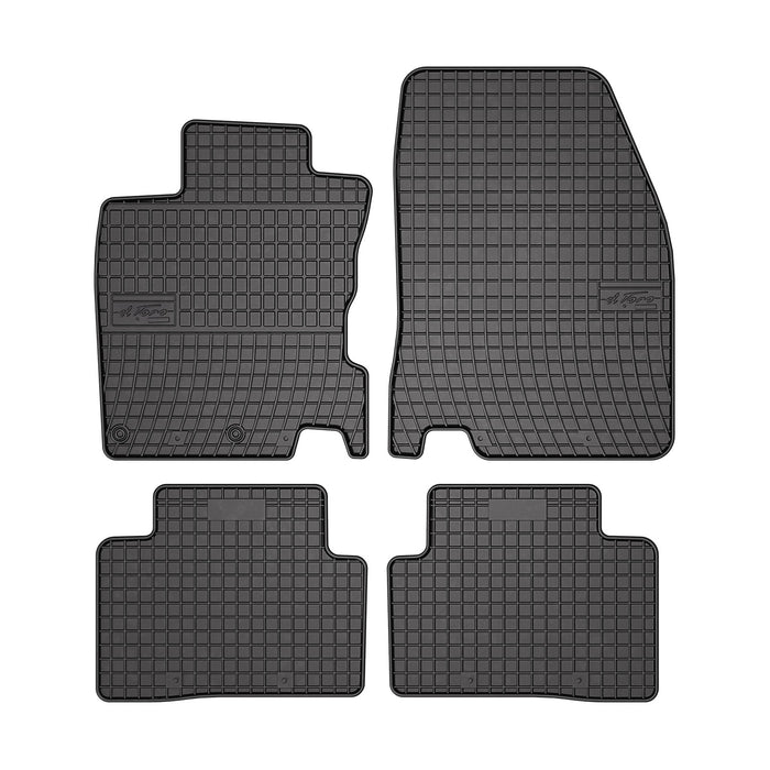 OMAC Floor Mats Liner for Nissan Rogue Sport 2017-2022 Black Rubber All-Weather