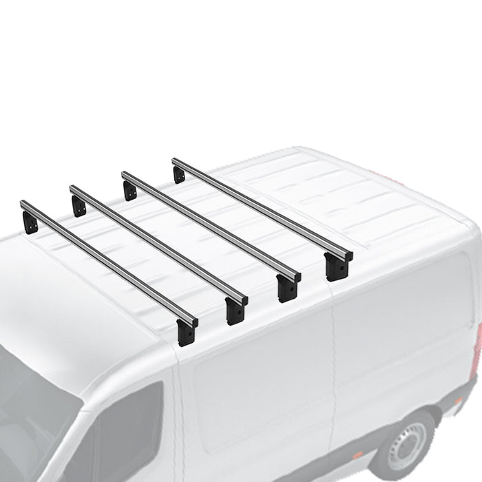 Roof Racks Cross Bars Set for Ford Transit Connect 2014-2019 L1 Gray 4Pcs