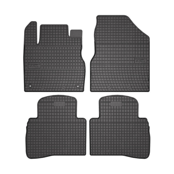 OMAC Floor Mats Liner for Nissan Murano 2009-2014 Black Rubber All-Weather 4 Pcs