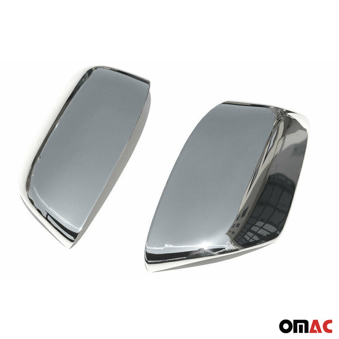 Side Mirror Cover Caps Fits Lexus GX 460 2010-2019 Steel Silver 2 Pcs