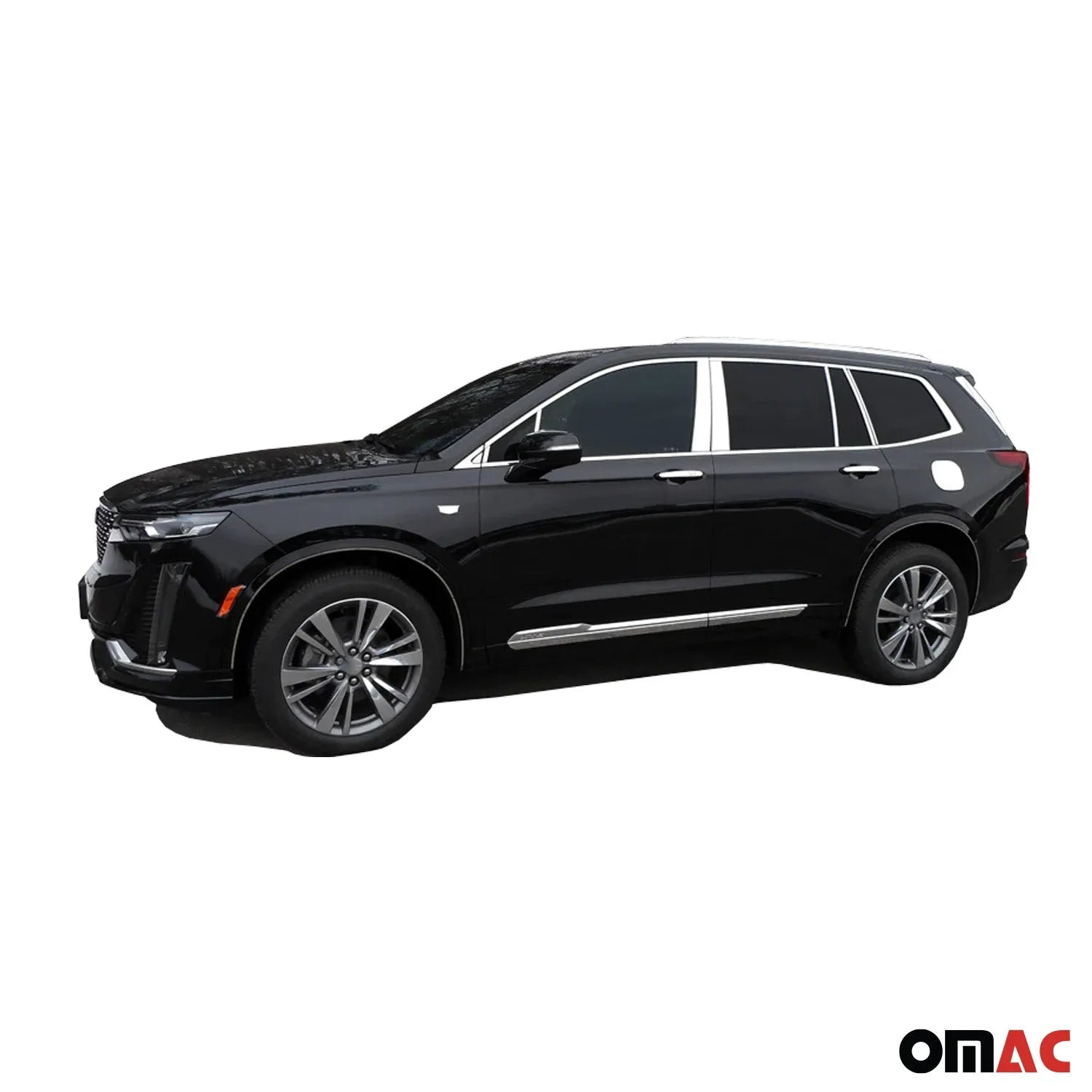 2020-2025 Cadillac XT6 Rear Bumper Accent 1Pc Stainless Steel Silver