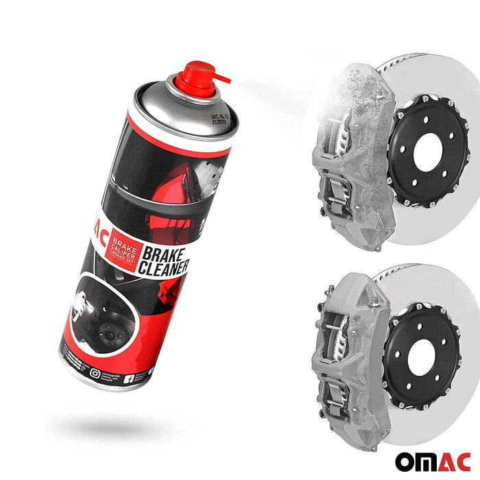 OMAC Brake Caliper Cleaner Spray ABS Disc Cleaner Easy & Quick Cleaning 17 Oz