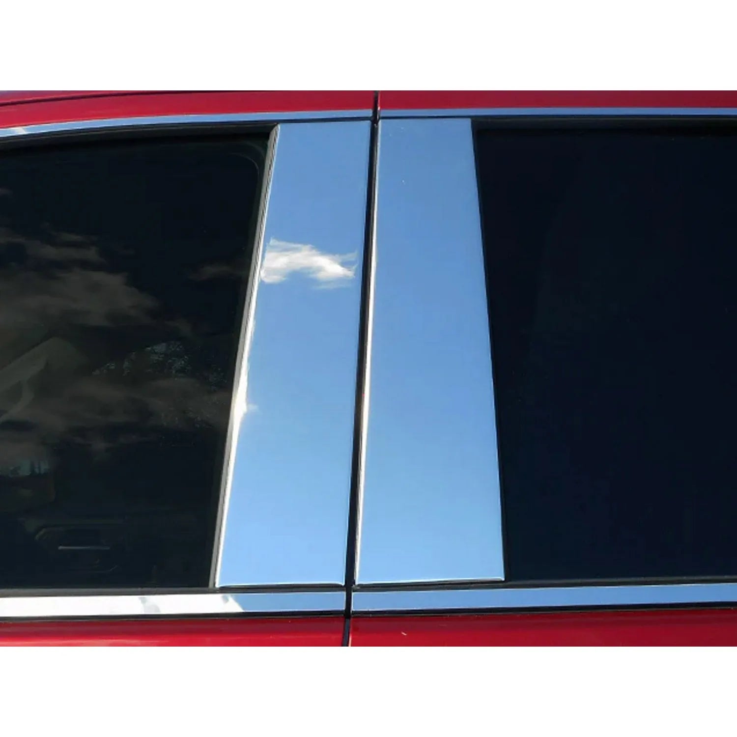 2019-2025 GMC Sierra Stainless Steel Pillar Trim 4 Pcs