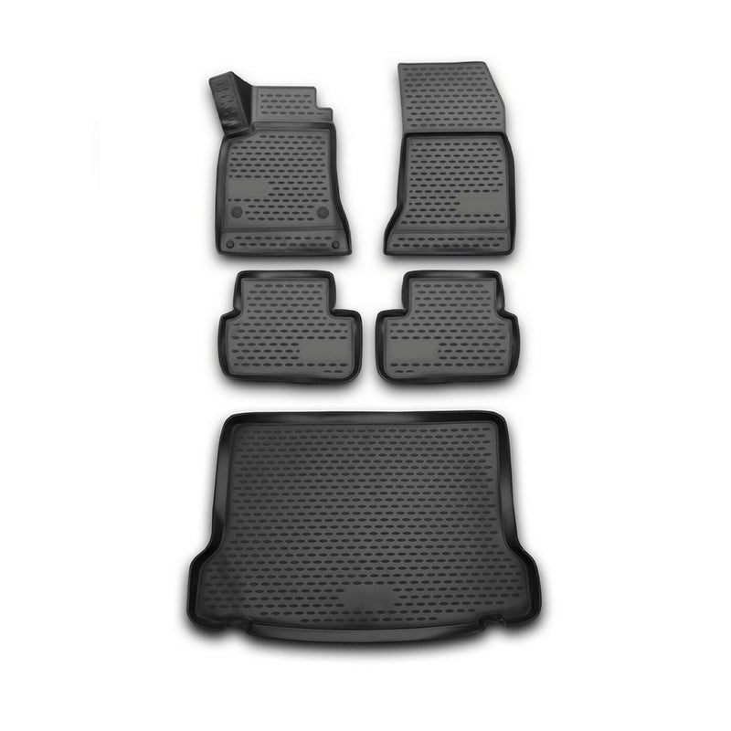 2015-2019 Mercedes GLA Class X156 Floor Mats & Cargo Liner Full Set All Weather Black