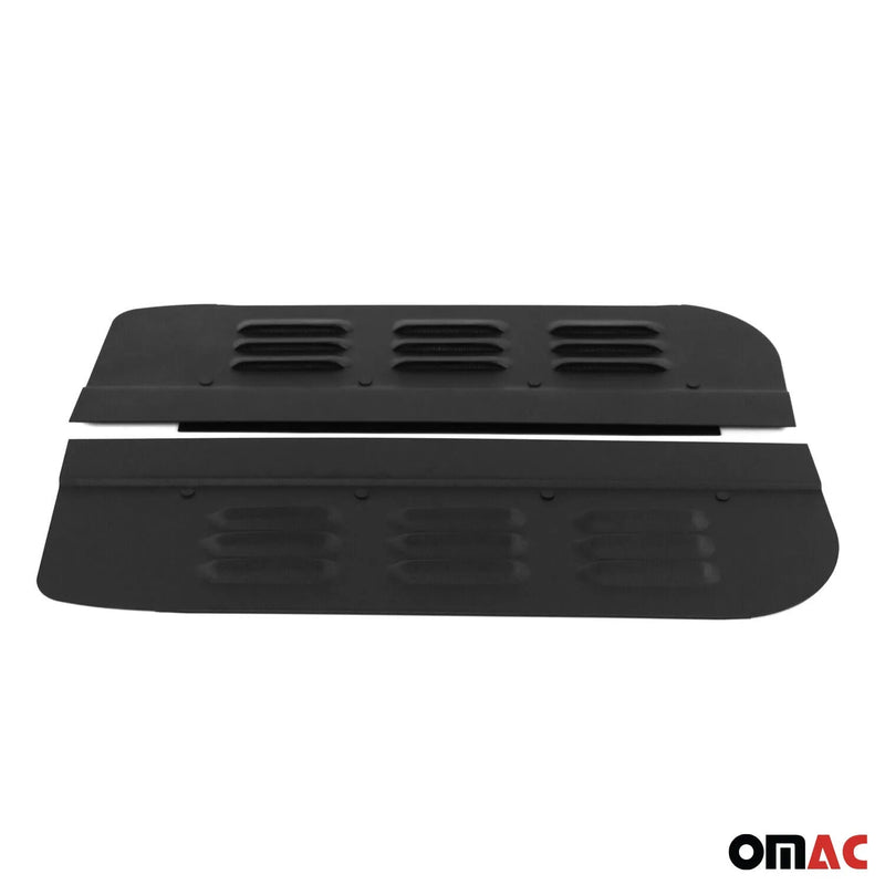 2014-2024 RAM ProMaster Car Ventilation Window Air Vent Black Aluminium 2Pcs