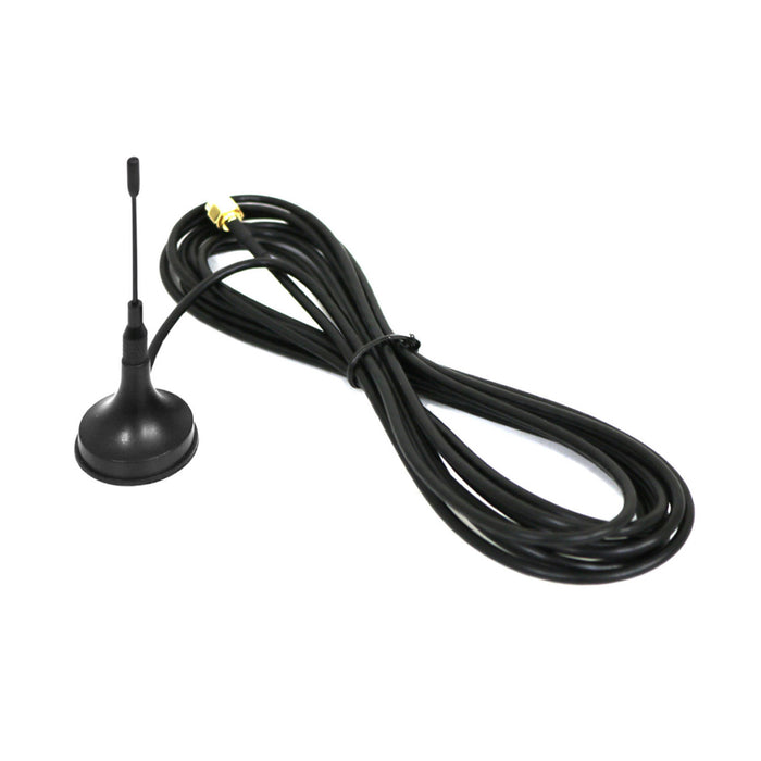 Car Radio Antenna Amplified AM / FM Signal Aerial Universal Roof Magnet Mount